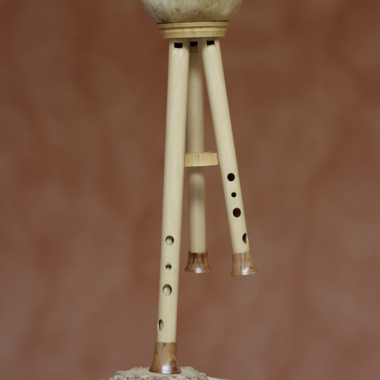 Polyphonic Triple Flute Benjamin Simao Luthier
